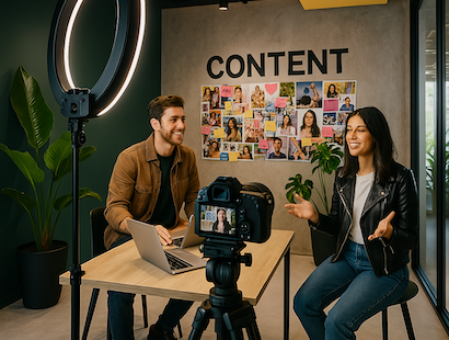 Influencer Strategy - The Golden Child - Influencer Marketing Neon Sign