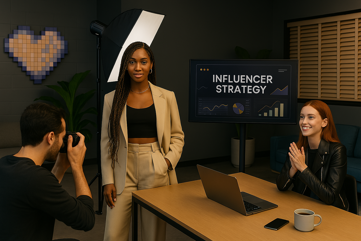Influencer Strategy - The Golden Child - Influencer Marketing Neon Sign